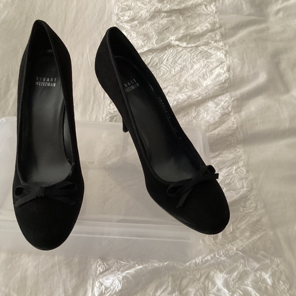 Stuart weitzman black new without a box black ballet pumps size 10 - Picture 1 of 11
